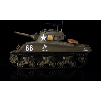 Ferngesteuerter Panzer ASG/IR/Sound/Rauch 1:16 U.S.Medium Tank M4A3 Sherman RTR 2,4Ghz - Heng Long 3898-1U (PRO2)